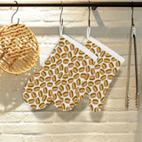 Hamburger Pattern Print Design 03 Heat Resistant Oven Mitts
