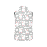 Rabbit cloud Pattern Women's Padded Vest