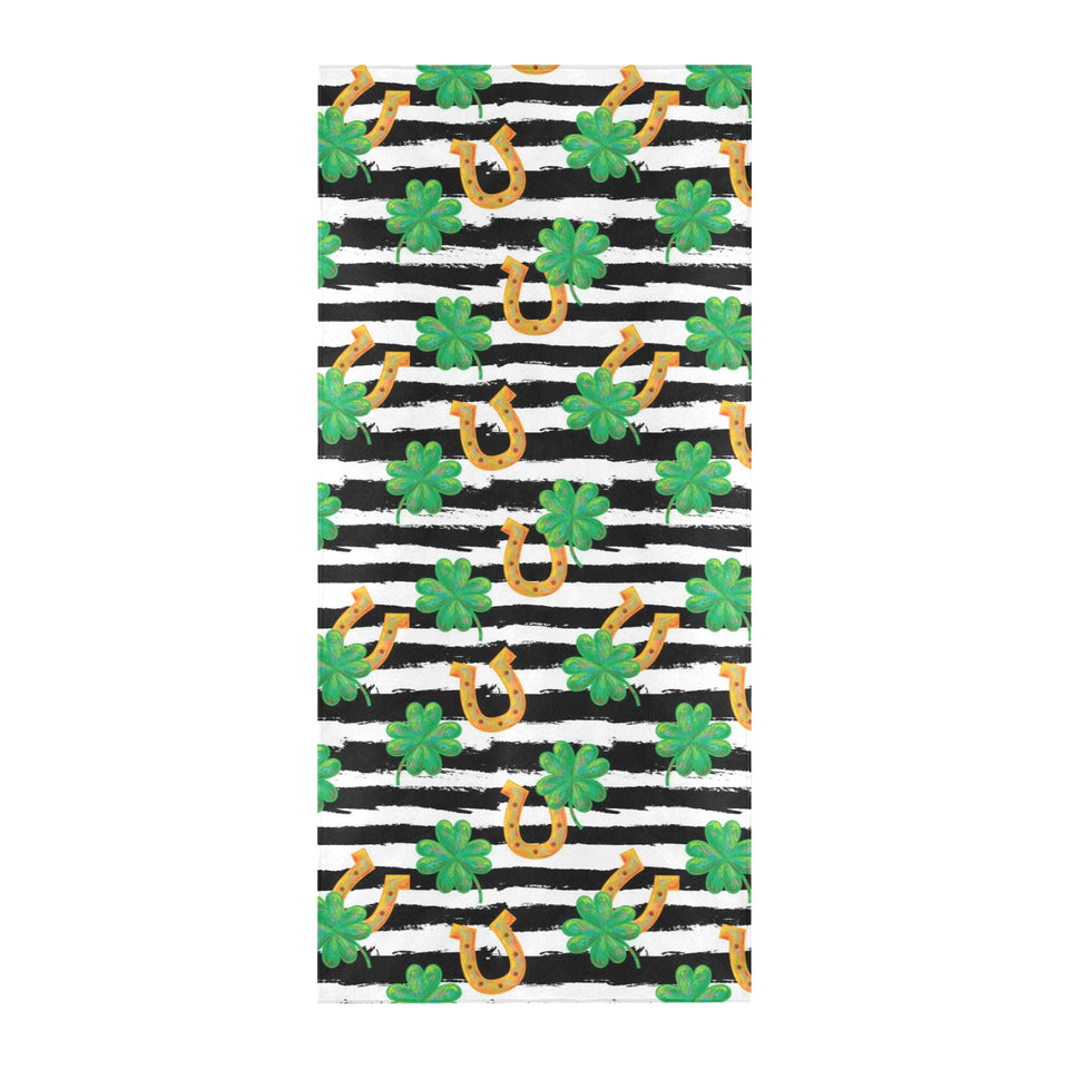 Horseshoes Pattern Print Design 01 Beach Towel
