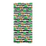 Horseshoes Pattern Print Design 01 Beach Towel