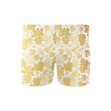 Gold grape pattern Men's Swimming Trunks