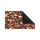 Fire flame dark pattern Doormat