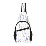 Hand painting Watercolor Lavender All Over Print Chest Bag