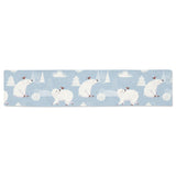 Cute polar bears Christmas decoration pattern Table Runner