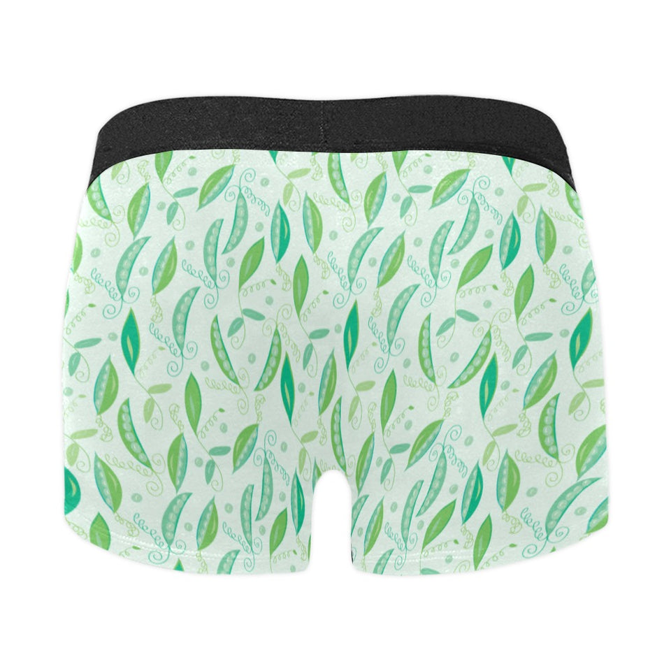 Green Peas Pattern Print Design 01 Men's All Over Print Boxer Briefs Men's Underwear