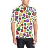 Dice Pattern Print Design 03 Men's All Over Print Polo Shirt