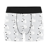 Bull Terrier Pattern Print Design 01 Men's All Over Print Boxer Briefs Men's Underwear