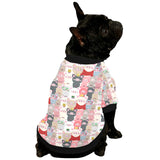 Pig Pattern Print Design 02 All Over Print Pet Dog Round Neck Fuzzy Shirt
