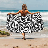 Zebra skin pattern Beach Towel