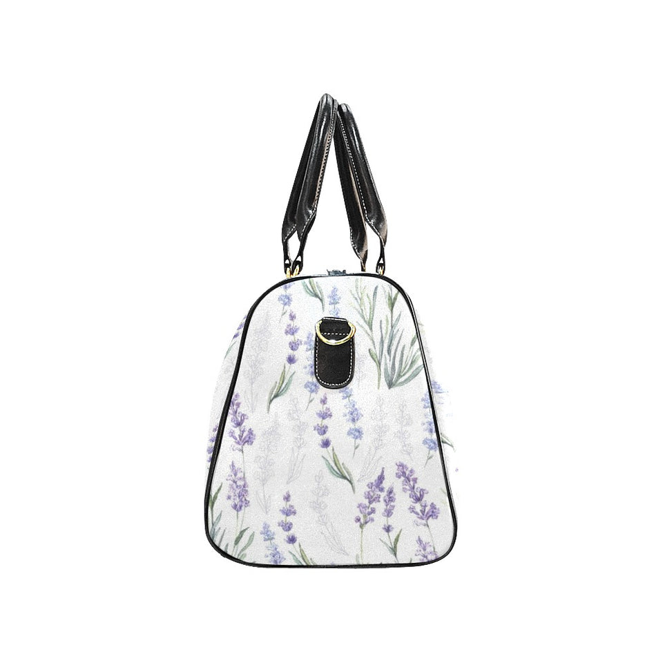 Hand painting Watercolor Lavender Travel Bag