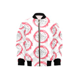 Hand drawn dragon fruit Kids' Boys' Girls' Bomber Jacket