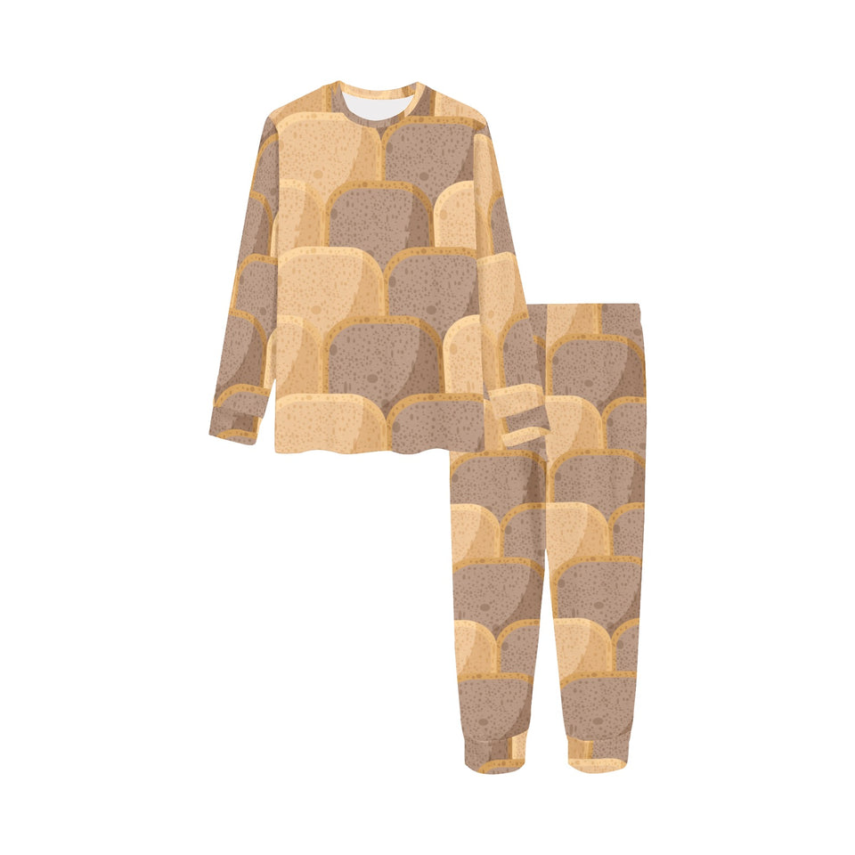 Bread Toast Pattern Print Design 04 Kids' Boys' Girls' All Over Print Pajama Set