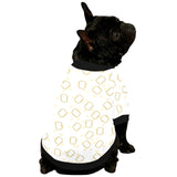 Bread Toast Pattern Print Design 01 All Over Print Pet Dog Round Neck Fuzzy Shirt