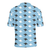 Stingray Pattern Print Design 03 Men's All Over Print Polo Shirt