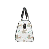 Cute Rhino pattern background Travel Bag