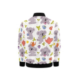 Cute koalas teapots tea Kids' Boys' Girls' Bomber Jacket
