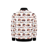 Camper Van Pattern Print Design 01 Kids' Boys' Girls' Bomber Jacket