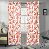 Canada Pattern Print Design 01 Gauze Curtain