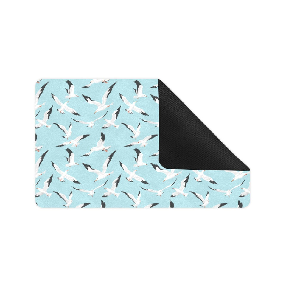 Seagull Pattern Print Design 01 Doormat