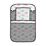 Hippopotamus Pattern Print Design 03 Car Seat Back Organizer
