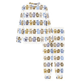 Teddy Bear Pattern Print Design 02 Men's All Over Print Pajama