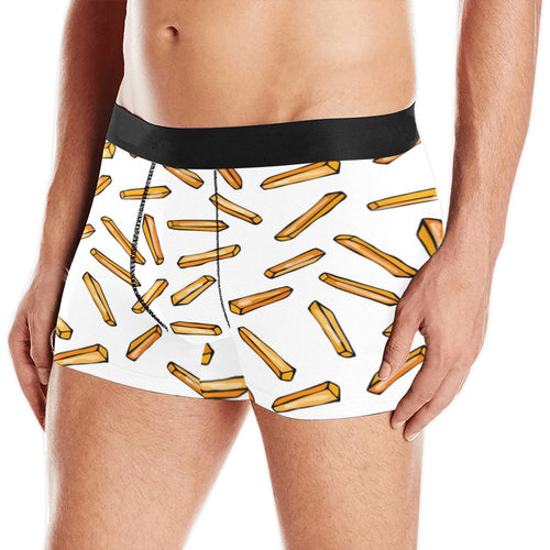 French fries potato pattern Men's All Over Print Boxer Briefs Men's Underwear