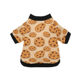 Cookie pattern All Over Print Pet Dog Round Neck Fuzzy Shirt