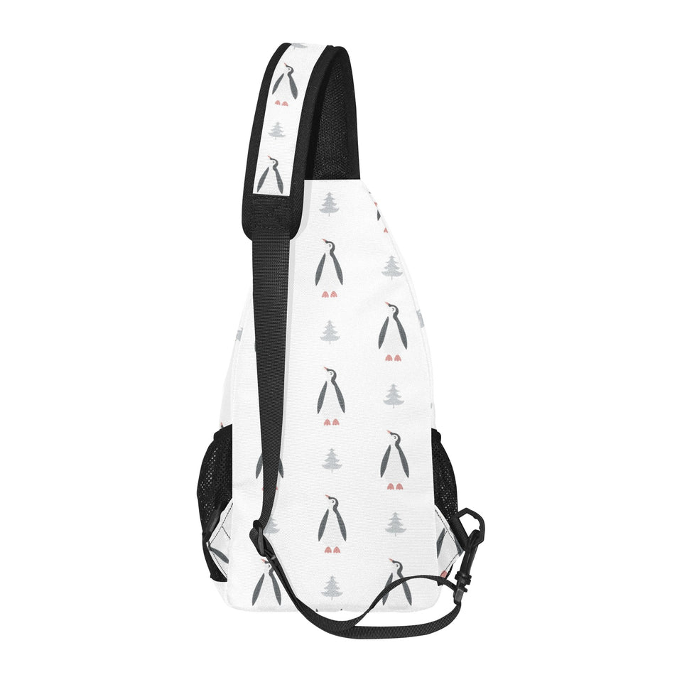 Penguin pattern All Over Print Chest Bag