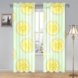 slice of lemon pattern Gauze Curtain