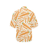 Carrot Pattern Print Design 02 Women's All Over Print Hawaiian Shirt