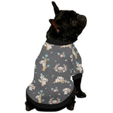 Cute koala pattern All Over Print Pet Dog Round Neck Fuzzy Shirt