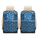 Airplane pattern in the sky Car Seat Back Organizer