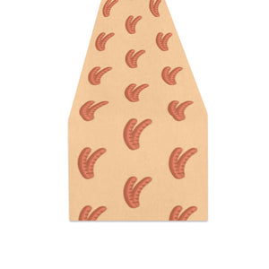 Sausage Pattern Print Design 03 Table Runner