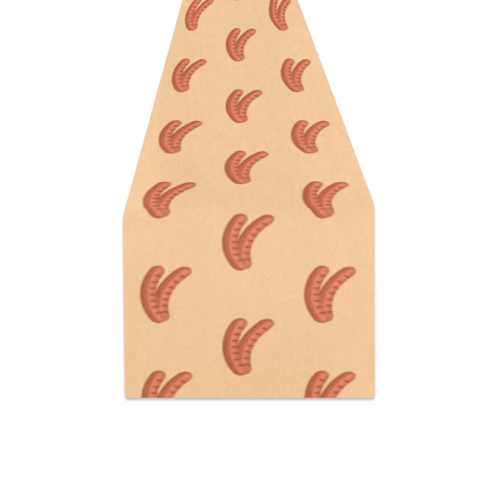 Sausage Pattern Print Design 03 Table Runner