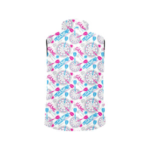 Darts Pattern Print Design 01 Men's Padded Vest