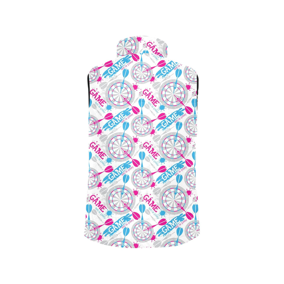 Darts Pattern Print Design 01 Men's Padded Vest