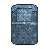 Hand drawn sailboat pattern Car Seat Back Organizer