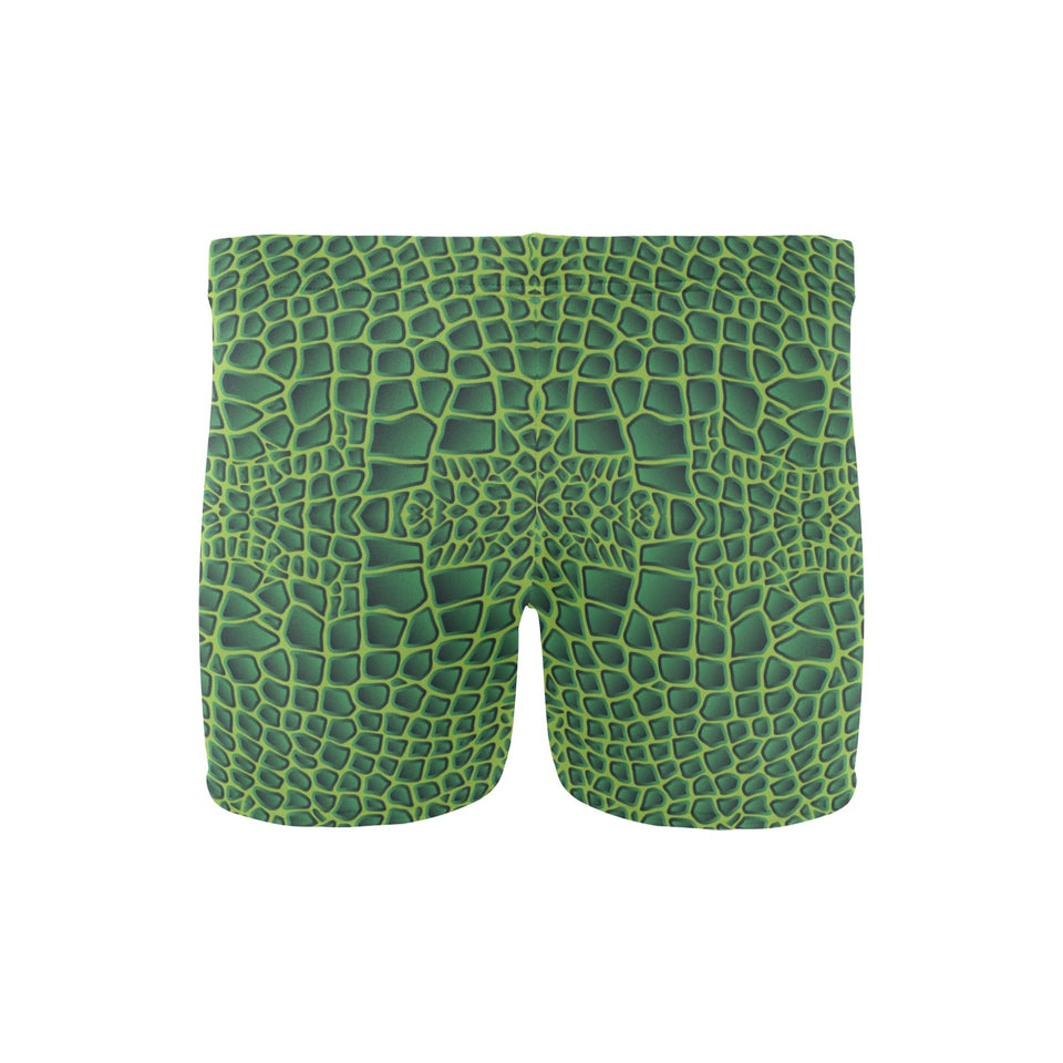 Crocodile Skin Printed Men's Swimming Trunks