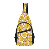 Passion fruits slice pattern All Over Print Chest Bag