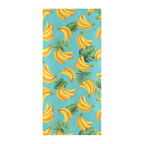 Banana Palm Leaves pattern background Beach Towel