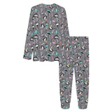 Ostrich Pattern Print Design 01 Women's All Over Print Pajama Set