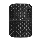 Engine Piston Black Theme Pattern Print Design 03 Car Seat Back Organizer