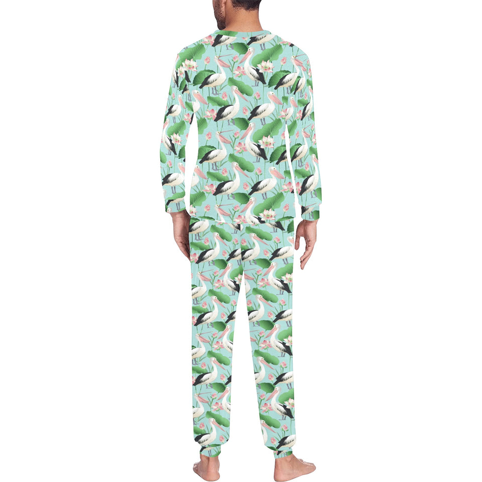 Pelican Pattern Print Design 01 Men's All Over Print Pajama