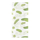 Cucumber sketch pattern Beach Towel