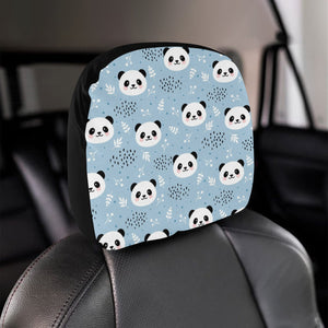 Cute panda pattern Car Headrest Cover