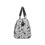 Crow dark floral pattern Travel Bag