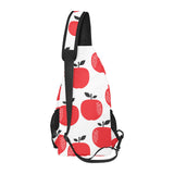 red apples white background All Over Print Chest Bag