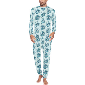 Swordfish Pattern Print Design 05 Men's All Over Print Pajama