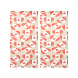 Canada Pattern Print Design 01 Gauze Curtain