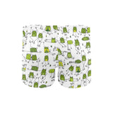 Sketch funny frog pattern Men's Swimming Trunks